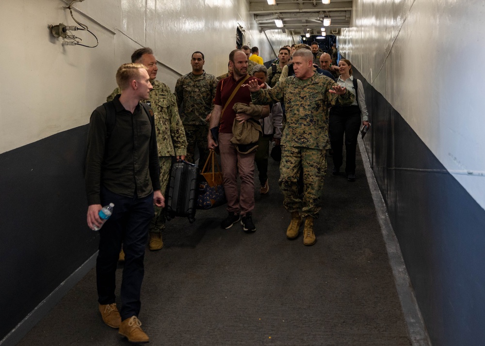 N95, OSD CAPE, and OSD Policy visit USS Bataan