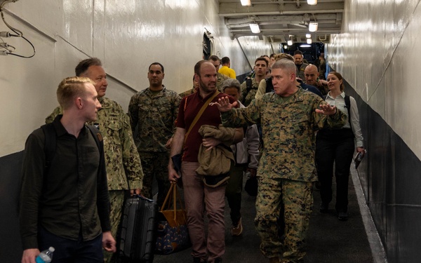 N95, OSD CAPE, and OSD Policy visit USS Bataan