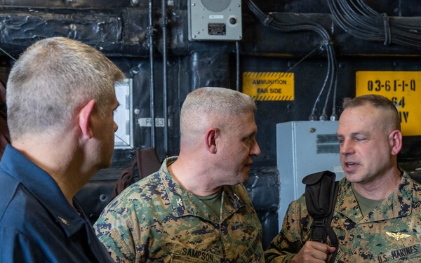 N95, OSD CAPE, and OSD Policy visit USS Bataan