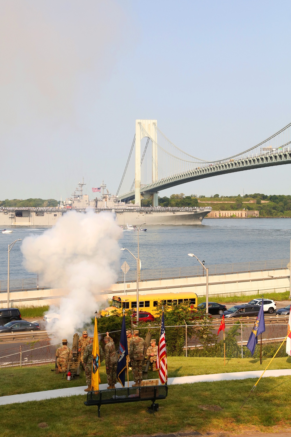 Fort Hamilton Salute to Ships, kicks off NYC Fleet Week 2023