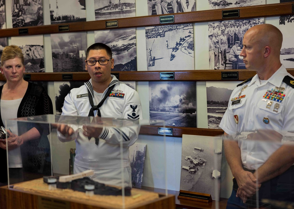 USINDOPACOM Tours Pearl Harbor