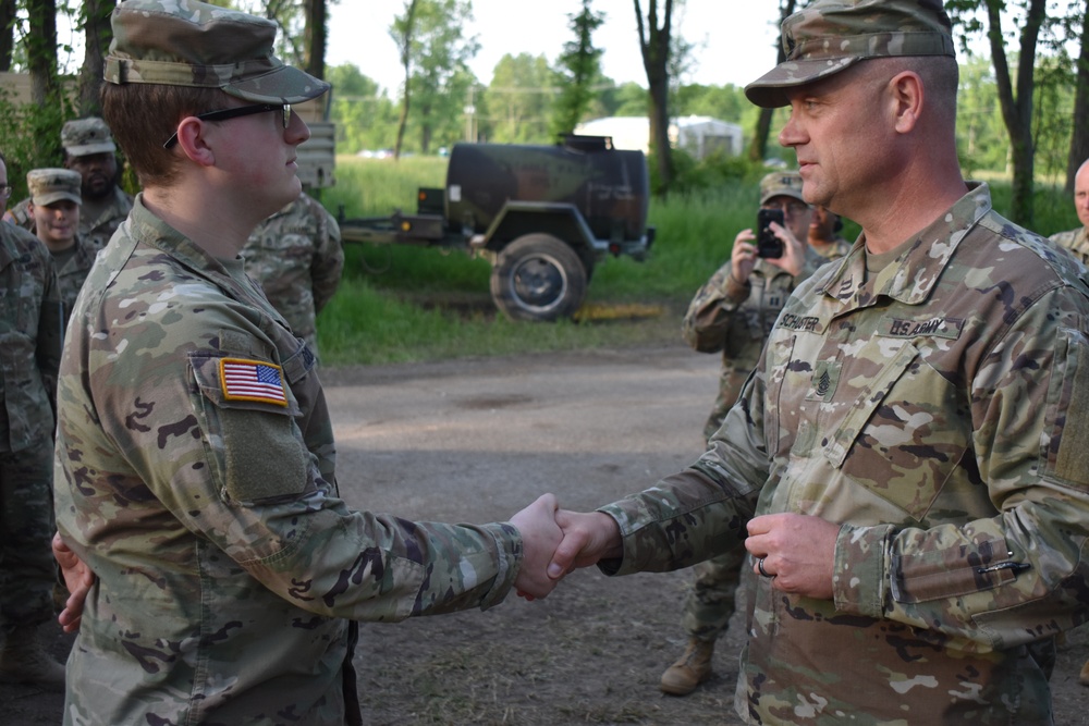 Cyclone Soldiers Recognized for Exemplary Actions