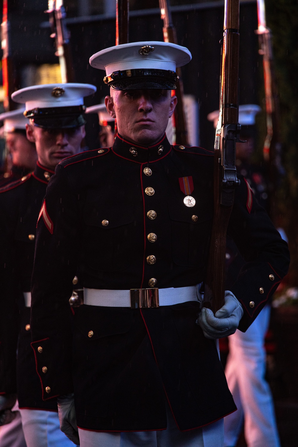 Marine Corps Silent Drill Platoon Performs at Times Square