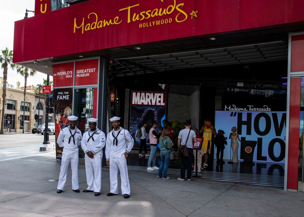 Sailors participate in the Los Angeles Navy fleet week