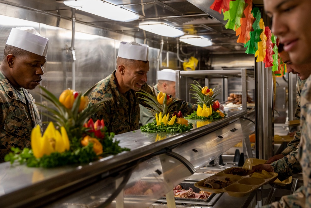 USS Anchorage Thanksgiving