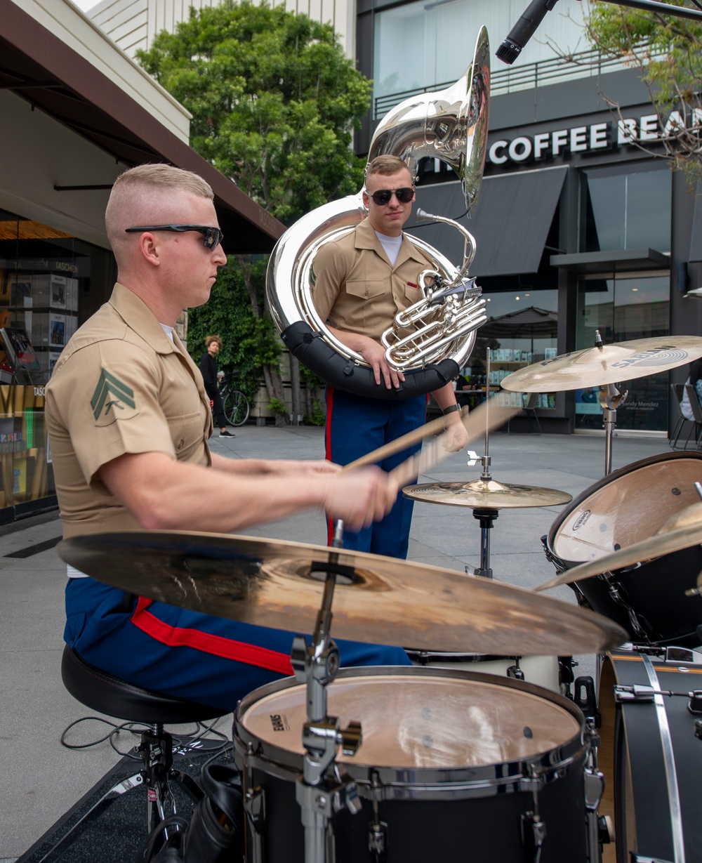 Marine Band Southwest performs during fleet week