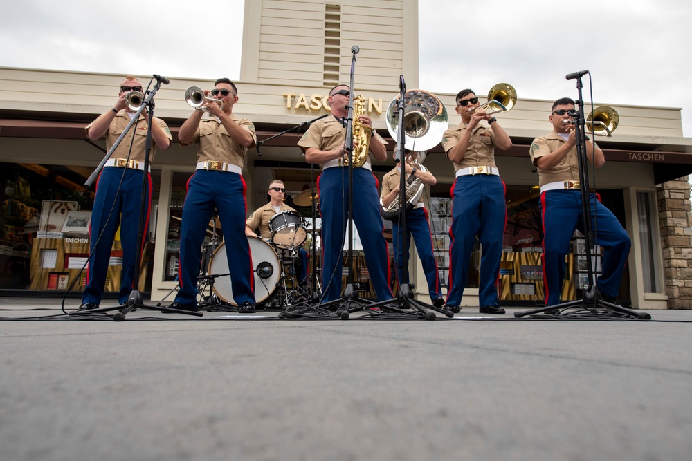 Marine Band Southwest performs during fleet week.