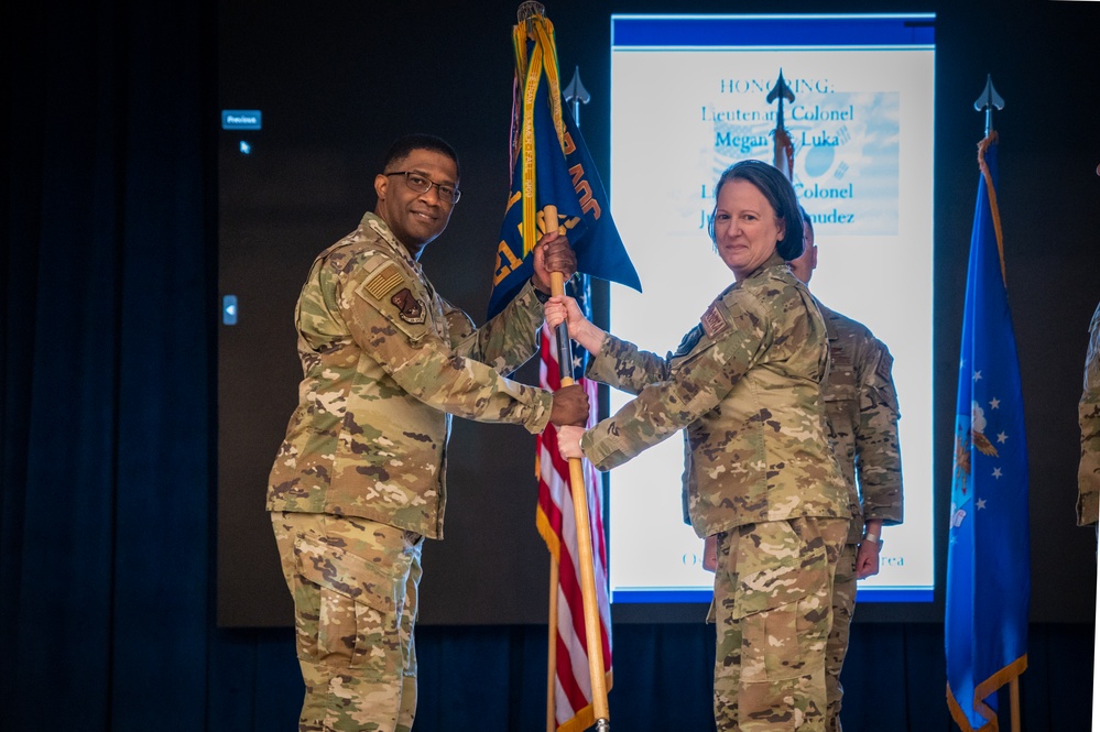 621st ACS Change of Command