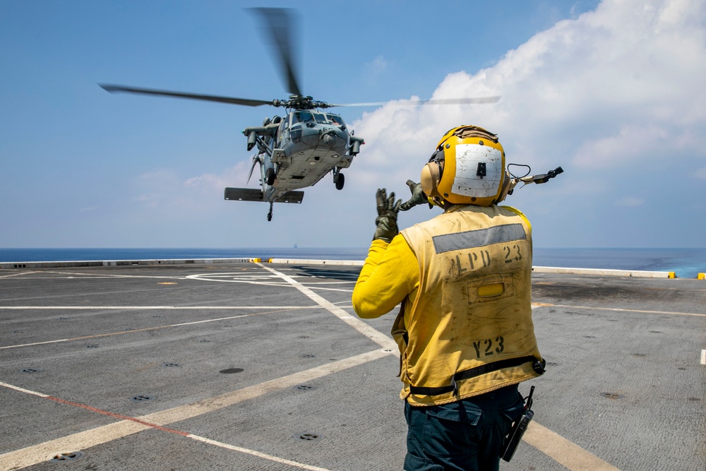 USS Anchorage Flight Operations