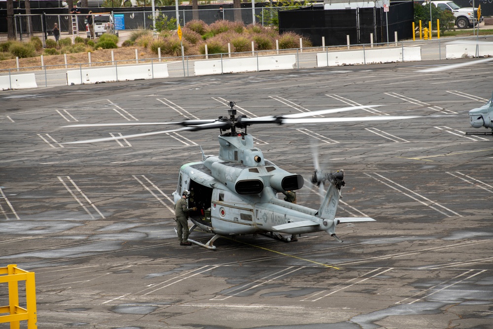 UH-1Y Arrives for Los Angeles Fleet Week 2023