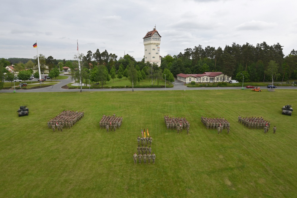 1-91 CAV, 173rd Airborne Brigade Change of Command ceremony