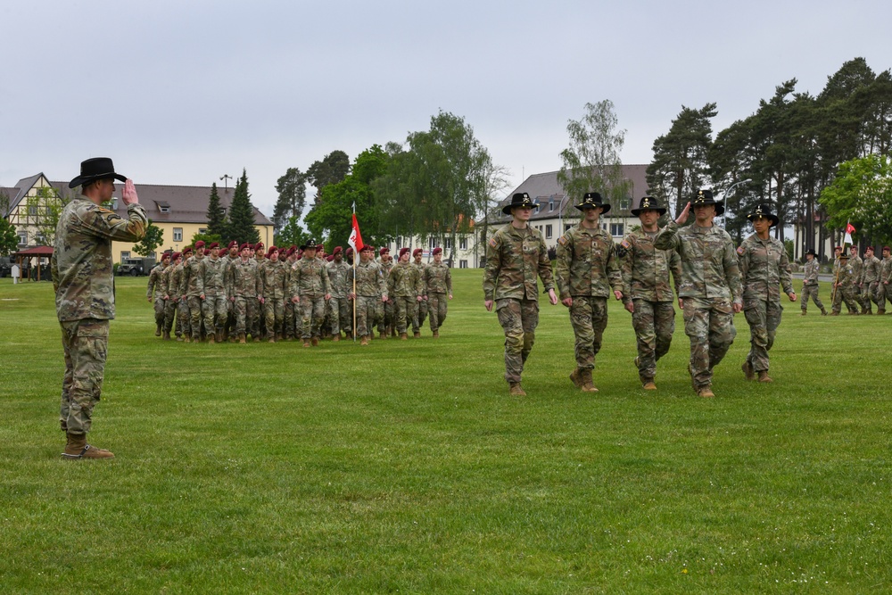 1-91 CAV, 173rd Airborne Brigade Change of Command ceremony