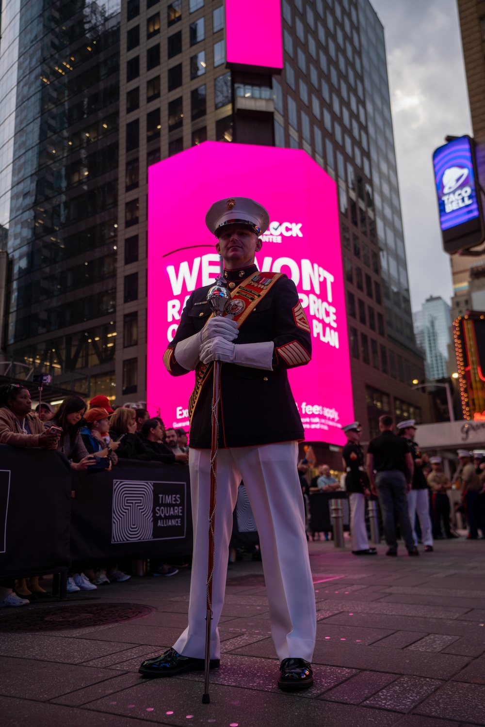 Quantico Marine Band Performs at Times Square