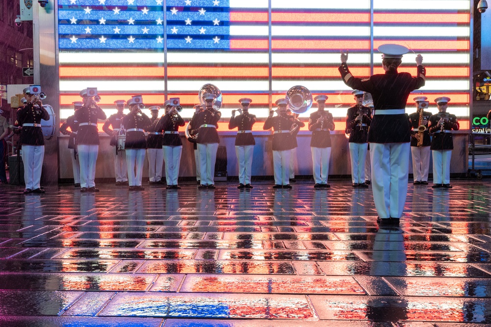 Quantico Marine Band Performs at Times Square