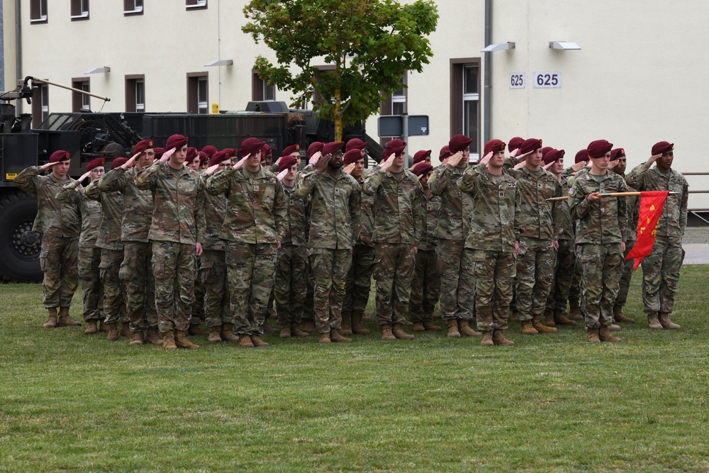 4-319th AFAR, 173rd Airborne Brigade Change of Command ceremony