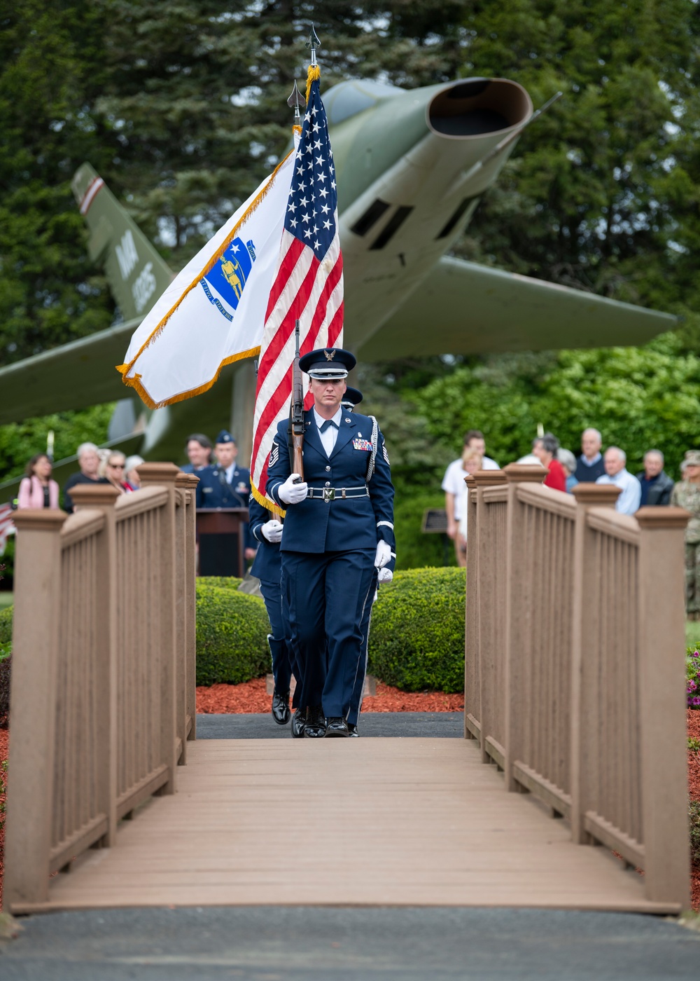 104th Fighter Wing holds F-100 memorial, honors fallen Barnestormers
