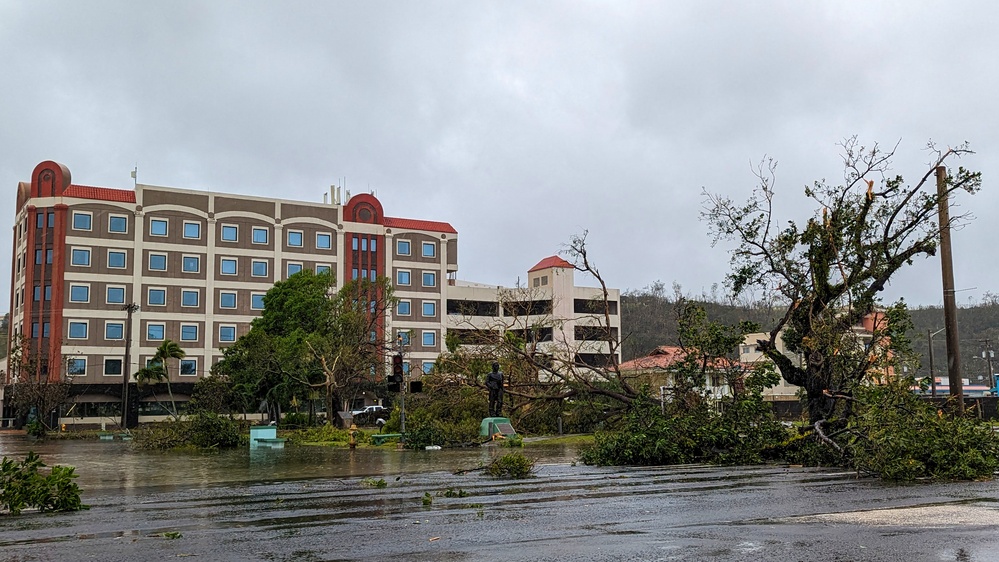 Typhoon MAWAR destruction in Guam