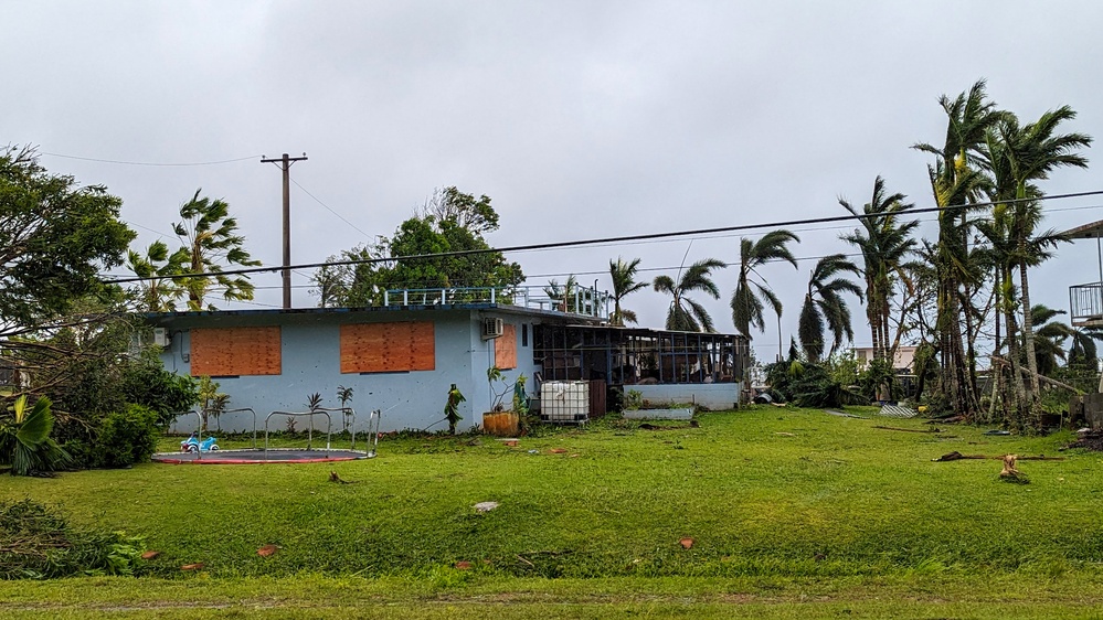 Typhoon MAWAR destruction in Guam