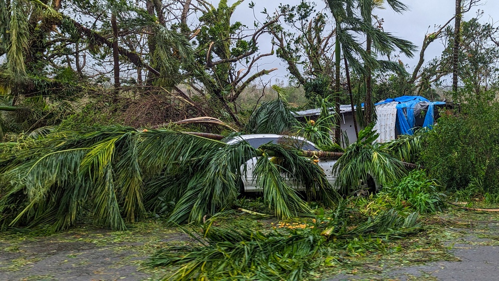 Typhoon MAWAR destruction in Guam