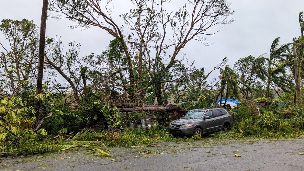 Typhoon MAWAR destruction in Guam