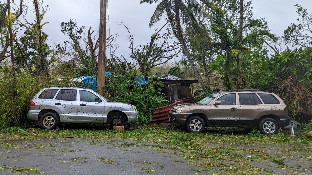 Typhoon MAWAR destruction in Guam