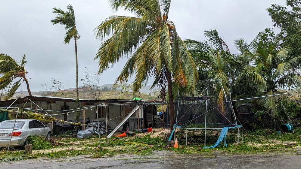 Typhoon MAWAR destruction in Guam