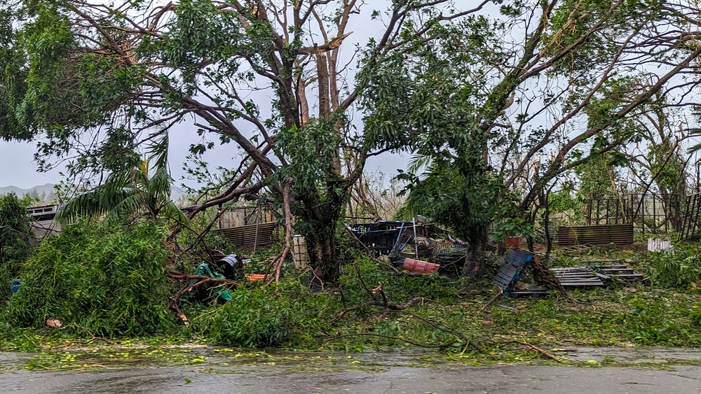 Typhoon MAWAR destruction in Guam