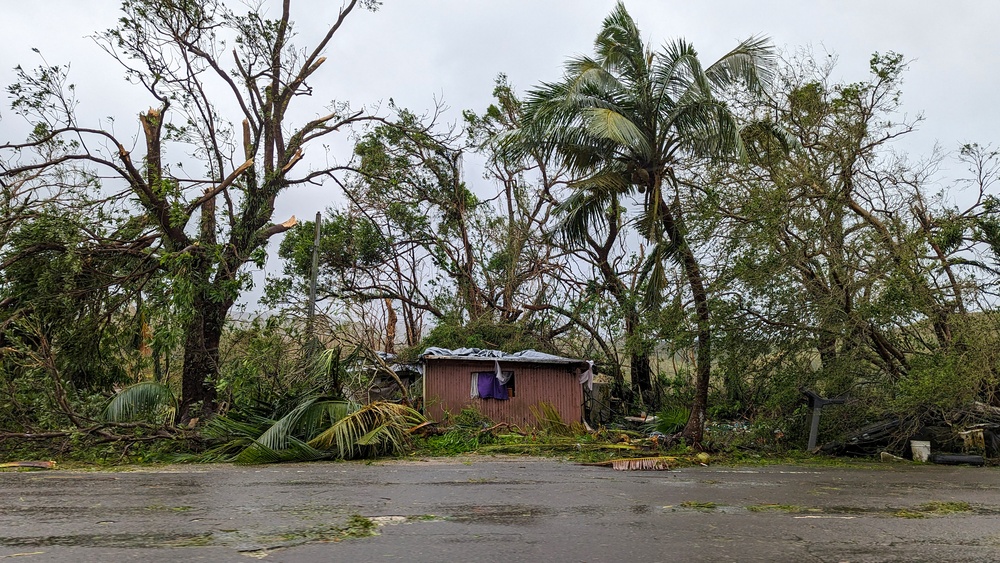 Typhoon MAWAR destruction in Guam