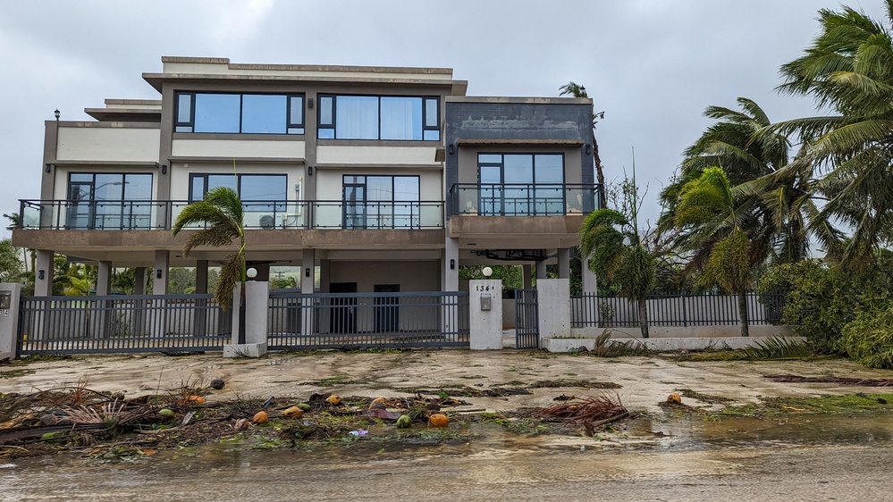 Typhoon MAWAR destruction in Guam