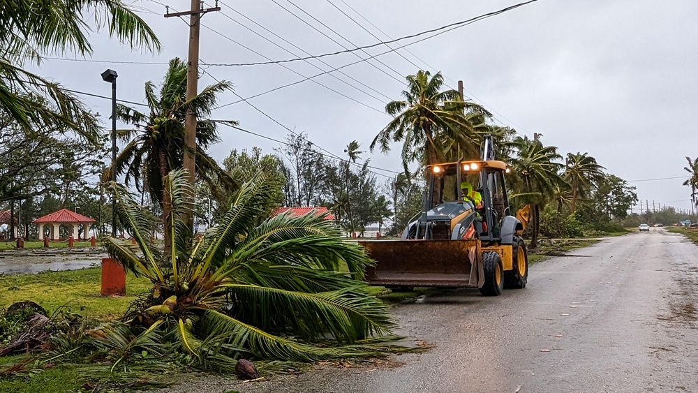 Typhoon MAWAR destruction in Guam