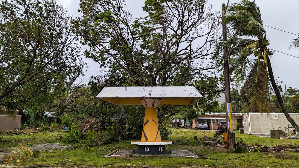 Typhoon MAWAR destruction in Guam