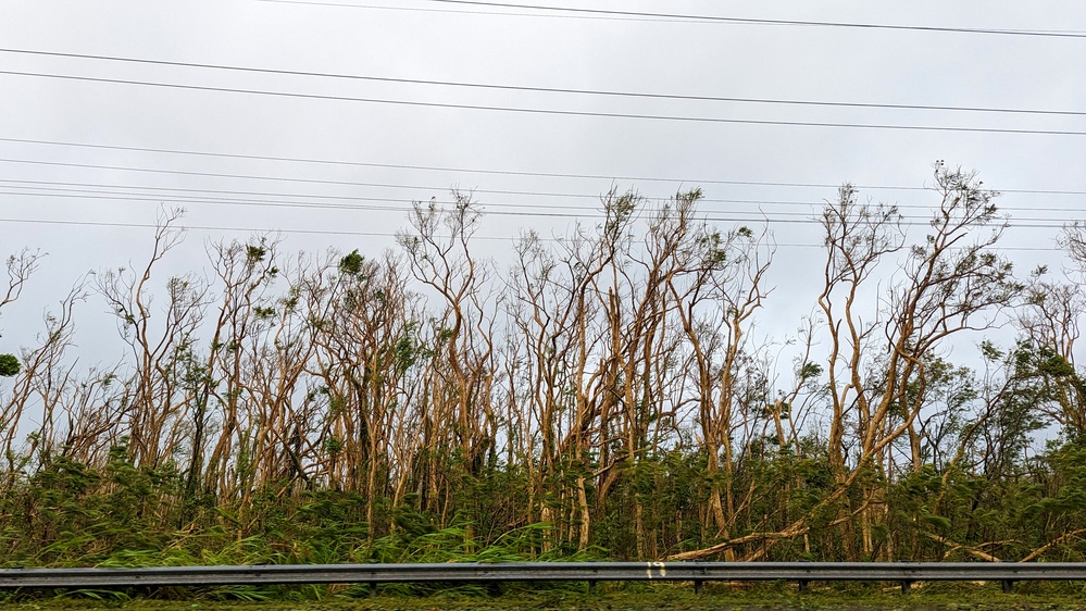 Typhoon MAWAR destruction in Guam