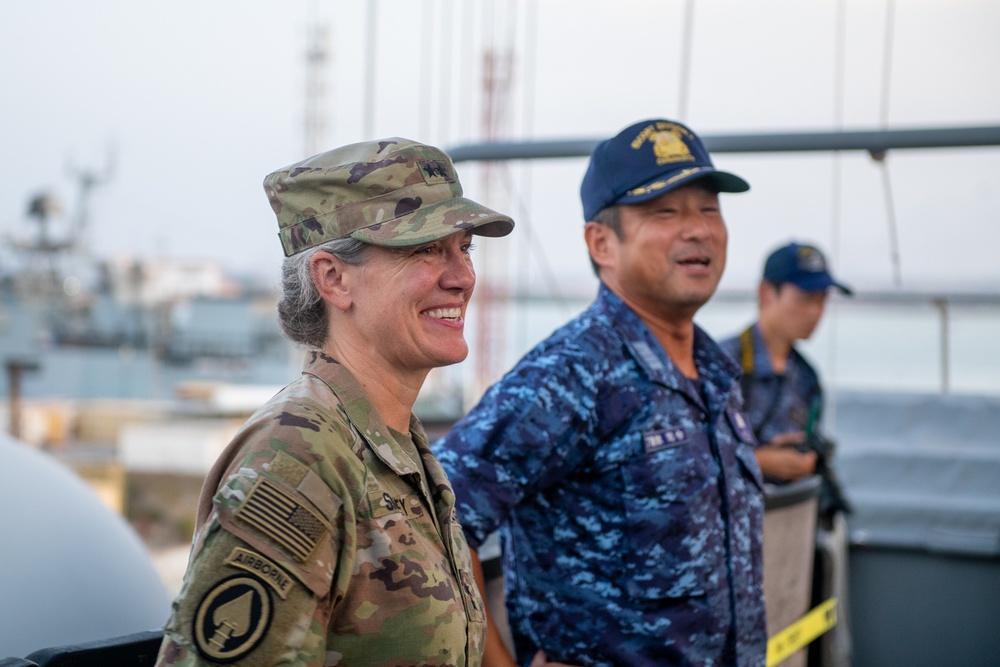 CLDJ's Leadership Tour Japanese Destroyer Makinami