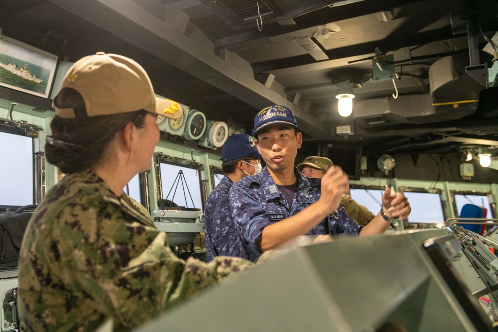 CLDJ's Leadership Tour Japanese Destroyer Makinami