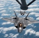 93rd EARS refuels F-22 Raptors