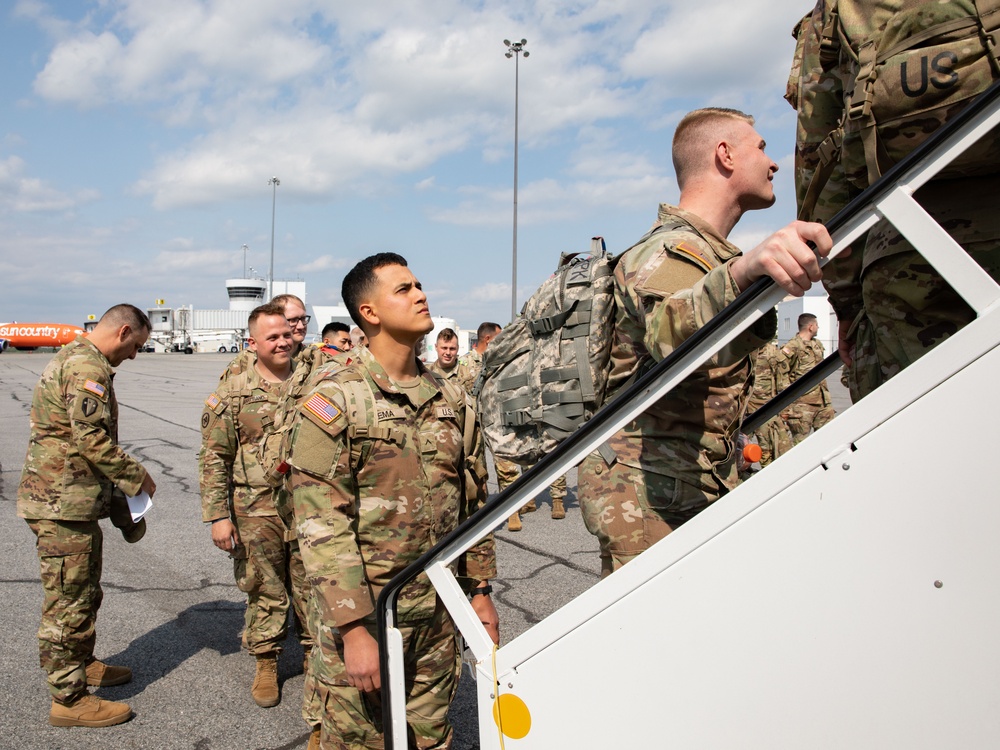 Flying to Ft. Polk