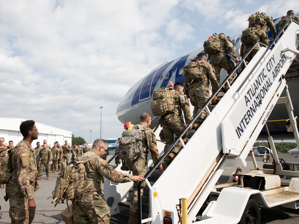 Flying to Ft. Polk