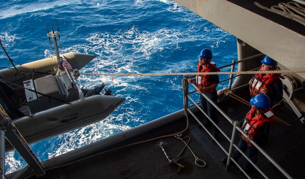 USS Ronald Reagan (CVN 76) small-boat operations