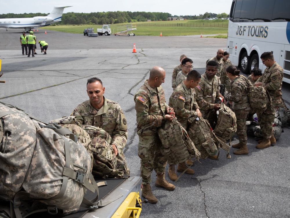 Conducting baggage detail ops
