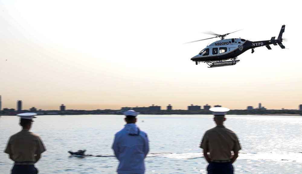 Wasp Arrives in New York for Fleet Week NYC