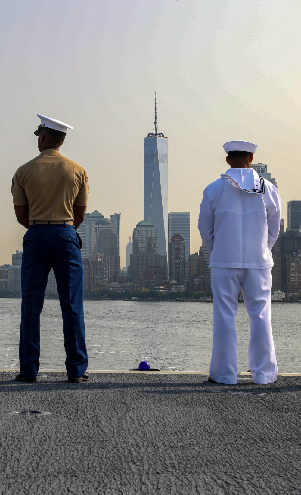 Wasp Arrives in New York for Fleet Week NYC