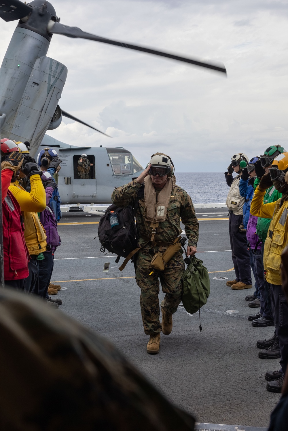 N95 and Office of Secretary of Defense CAPE &amp; Policy Visit the USS Bataan