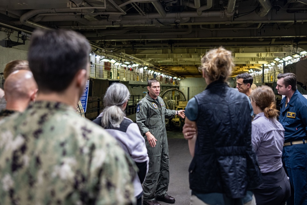 N95 and Office of Secretary of Defense CAPE &amp; Policy Visit the USS Bataan