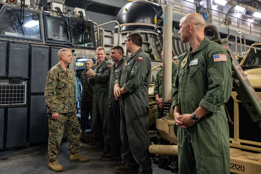 N95 and Office of Secretary of Defense CAPE &amp; Policy Visit the USS Bataan