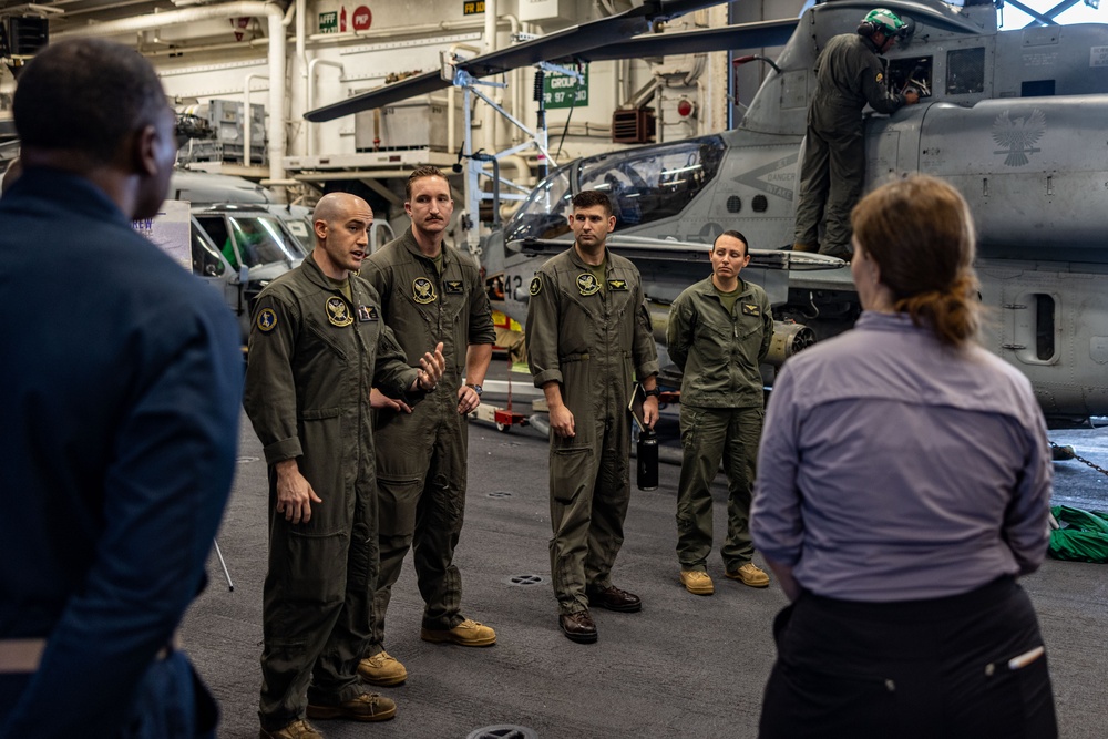 N95 and Office of Secretary of Defense CAPE &amp; Policy Visit the USS Bataan