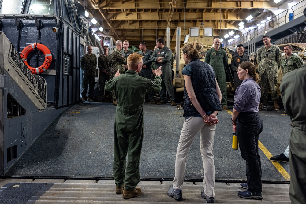 N95 and Office of Secretary of Defense CAPE &amp; Policy Visit the USS Bataan