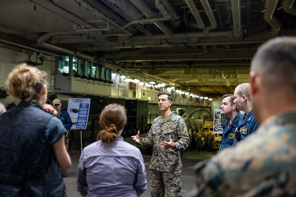 N95 and Office of Secretary of Defense CAPE &amp; Policy Visit the USS Bataan