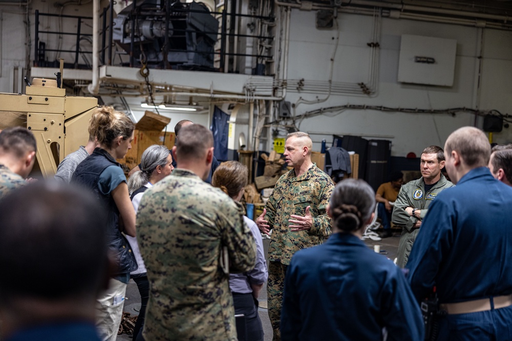 N95 and Office of Secretary of Defense CAPE &amp; Policy Visit the USS Bataan