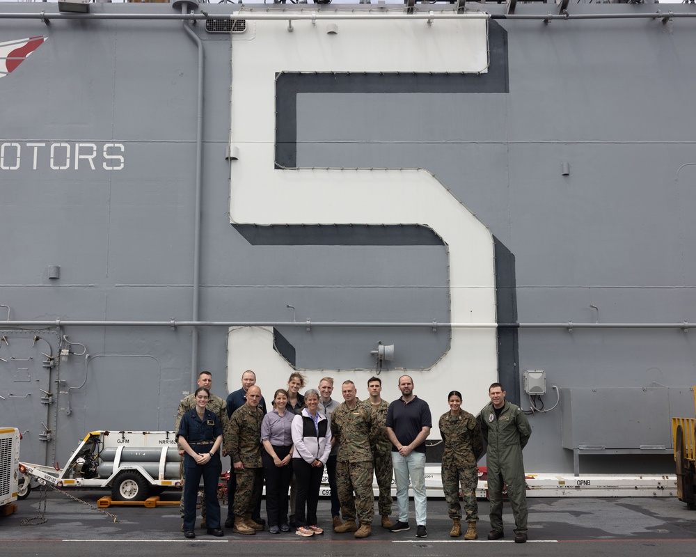 N95 and Office of Secretary of Defense CAPE &amp; Policy Visit the USS Bataan