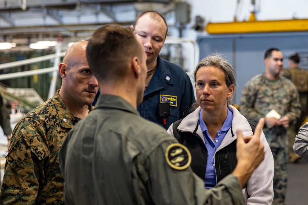 N95 and Office of Secretary of Defense CAPE &amp; Policy Visit the USS Bataan